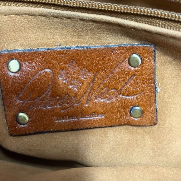 PATRICIA NASH Leather Metallic Tooled Lace Beaumont Flap Crossbody Bag in Multi - Picture 12 of 15